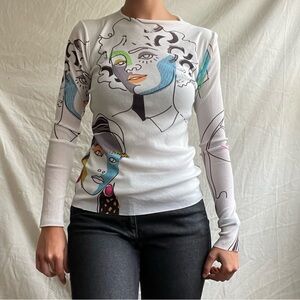 Mesh shirt cool design